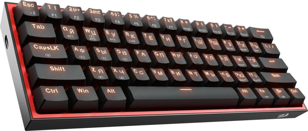 Клавиатура Redragon Fizz Pro (черный/красный)- фото3