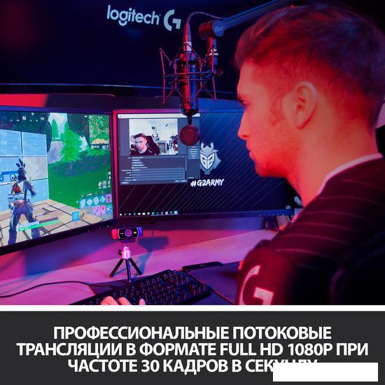 Веб-камера для стриминга Logitech C922 Pro Stream 960-001089- фото3