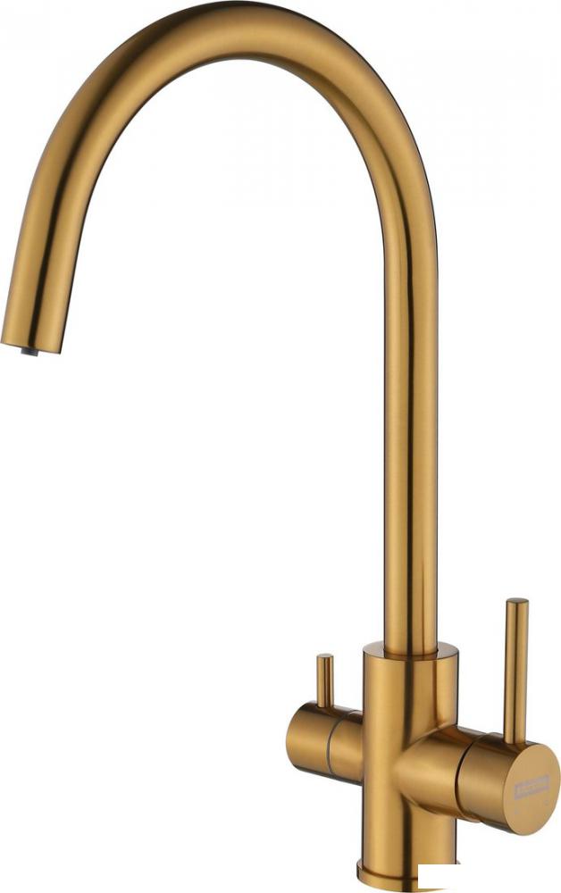 Смеситель ARFEKA Dione (золотой PVD)- фото