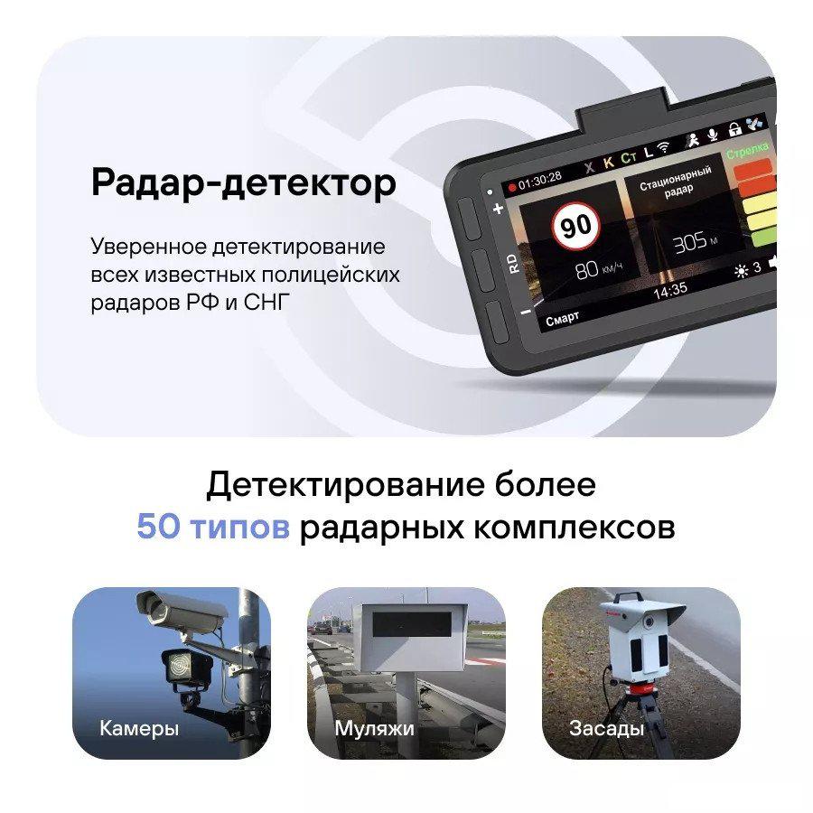 Видеорегистратор-радар детектор-GPS информатор (3в1) Playme Mark Se- фото4