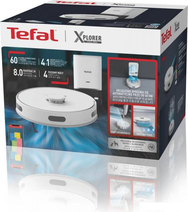 Робот-пылесос Tefal X-plorer Serie 75 S+ RG8597WH- фото4