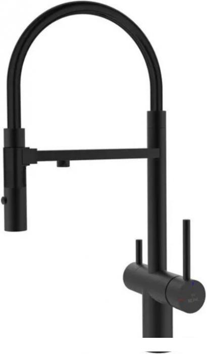 Смеситель Rose R958H (черный)- фото