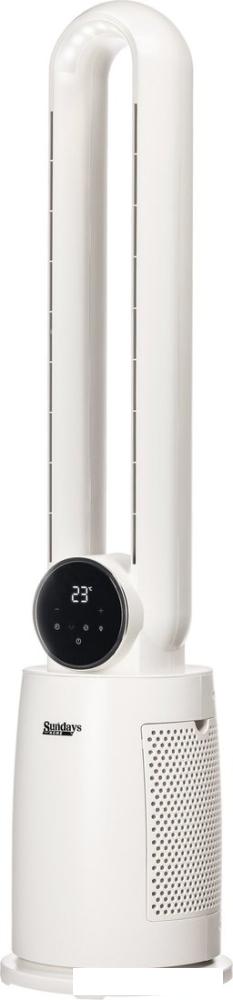 Безлопастной вентилятор Sundays Home NDY-EF603R (белый)- фото