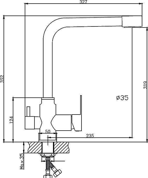 Смеситель Haiba HB76802- фото2