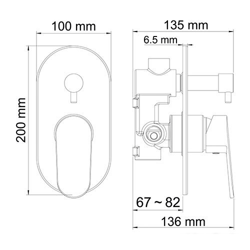 Смеситель Wasserkraft Donau 5341- фото3