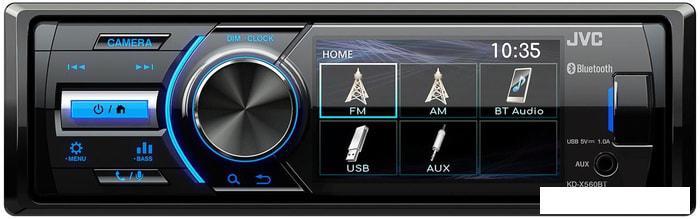 USB-магнитола JVC KD-X560BT- фото