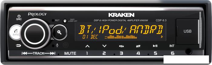 USB-магнитола Prology CDP-8.3 Kraken- фото
