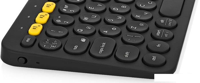 Клавиатура Logitech Multi-Device K380 Dark Grey Bluetooth [920-007584]- фото3