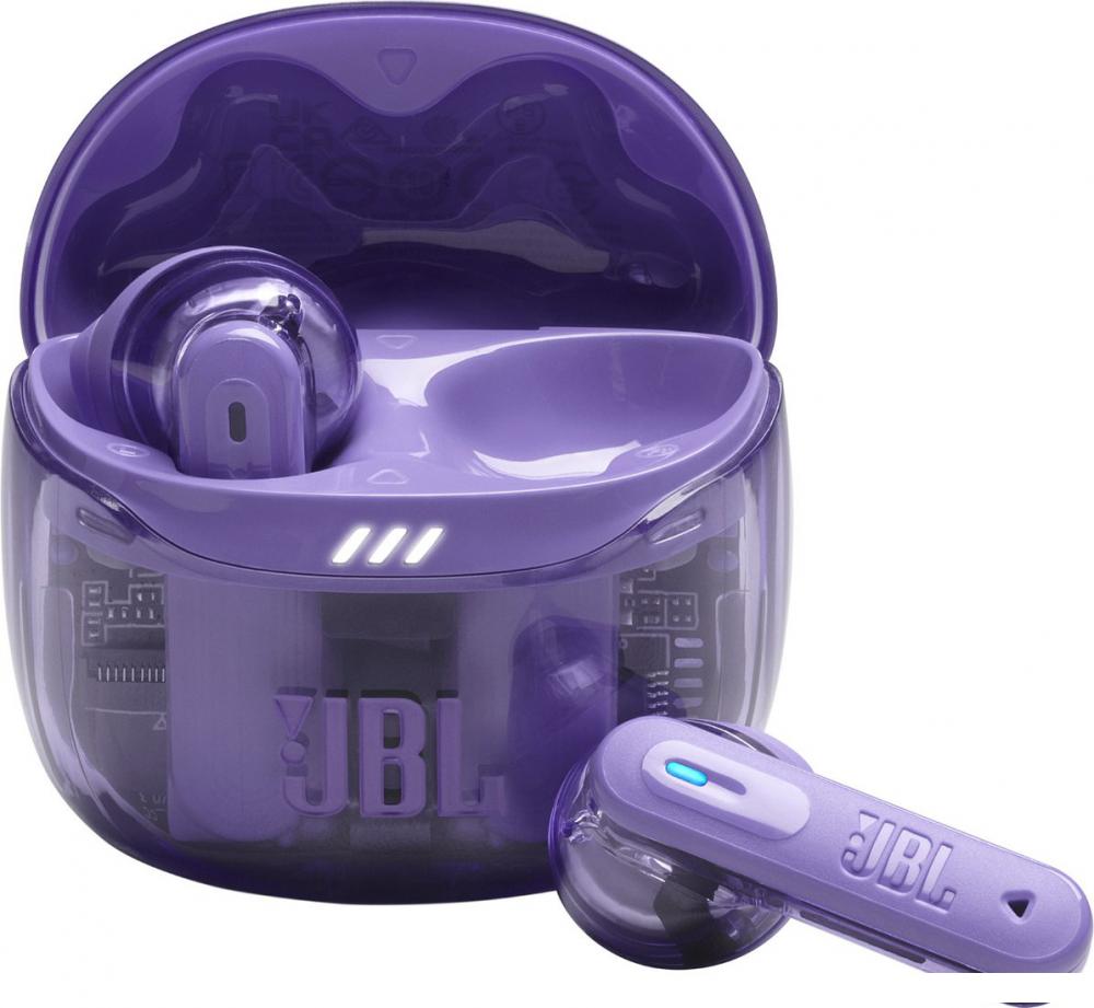 Наушники JBL Tune Flex 2 Ghost (фиолетовый)- фото