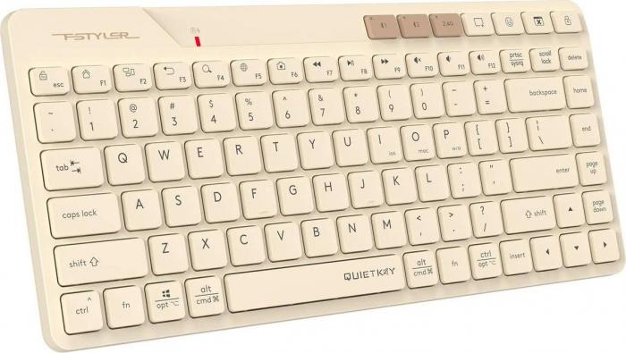 Клавиатура A4Tech Fstyler FBK26C AS (бежевый)- фото2