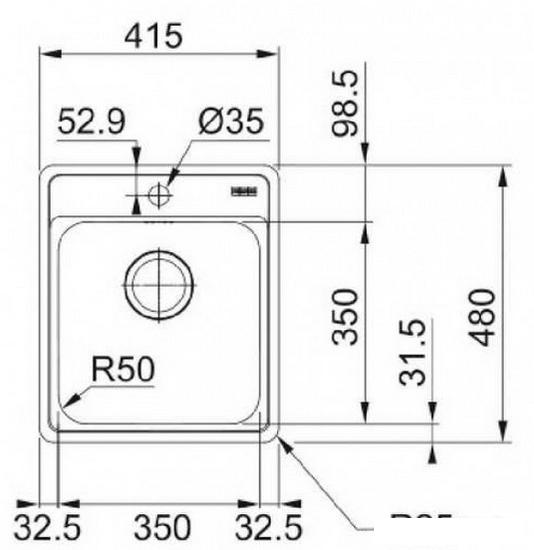Кухонная мойка Franke BCX 610-42 TL 101.0689.880- фото2