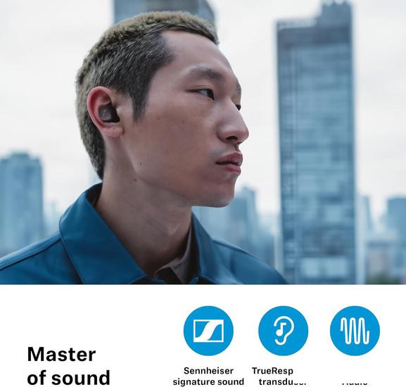 Наушники Sennheiser Momentum True Wireless 4 (белый/серебристый)- фото2