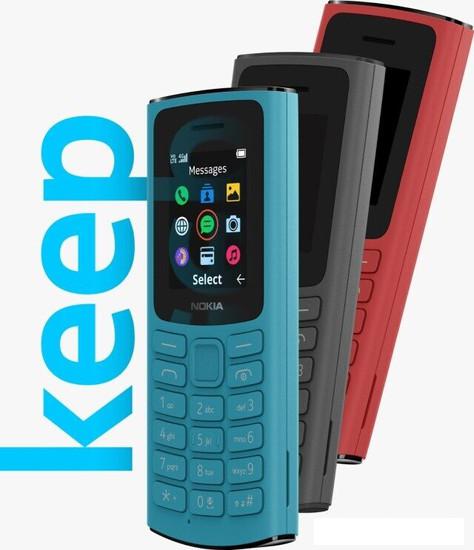Кнопочный телефон Nokia 105 (2023) Dual SIM TA-1557 (бирюзовый)- фото2
