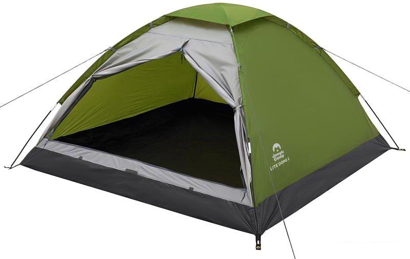 Треккинговая палатка Jungle Camp Lite Dome 3 (зеленый/серый)- фото2