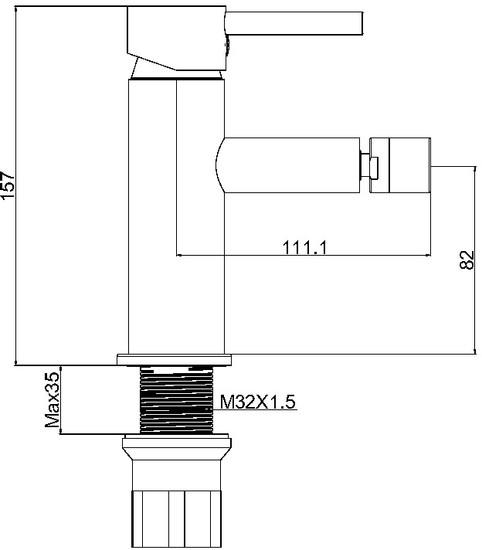 Смеситель Maxonor Pure Life PL5087- фото2