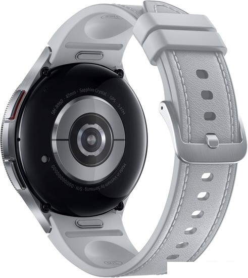 Умные часы Samsung Galaxy Watch6 Classic 47 мм (серебристый)- фото3