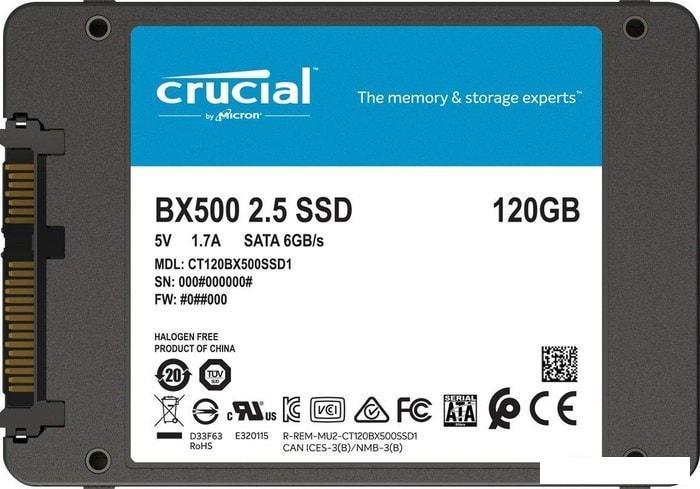 SSD Crucial BX500 240GB CT240BX500SSD1- фото4