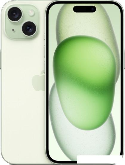 Смартфон Apple iPhone 15 Dual SIM 128GB (зеленый)- фото