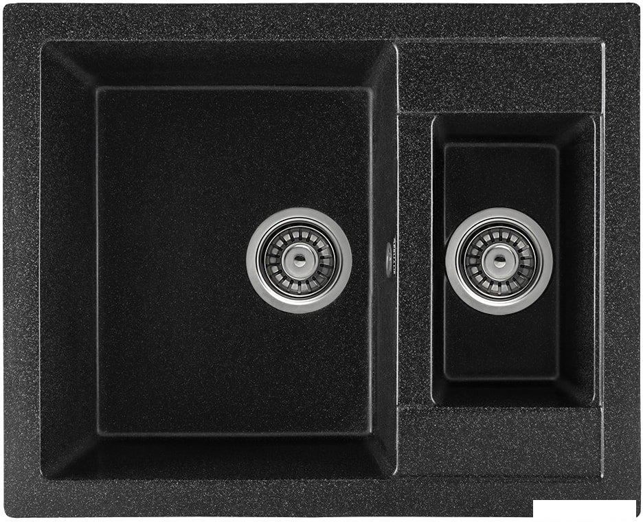 Кухонная мойка Gerhans C01 (черный)