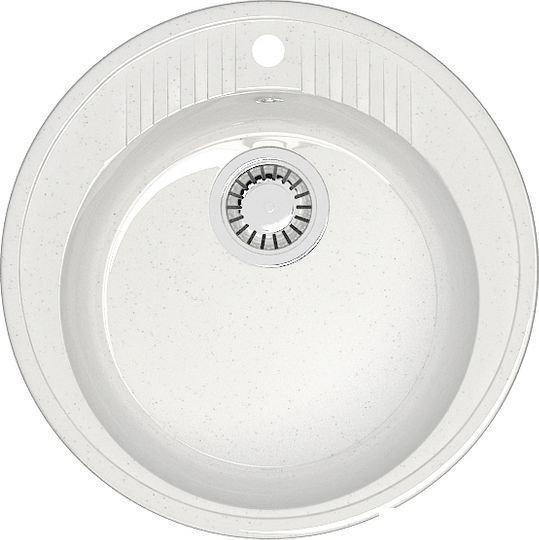 Кухонная мойка MARRBAXX Карельский камень модель 6/G31 (белый)- фото
