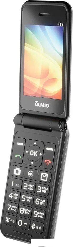 Телефон Olmio F19 (черный)- фото2