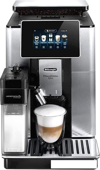 Эспрессо кофемашина DeLonghi PrimaDonna Soul ECAM 610.74.MB- фото