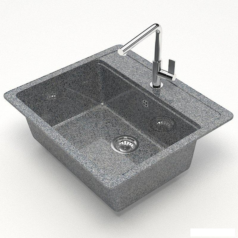 Кухонная мойка MARRBAXX 9/Q8 F009Q008 (темно-серый)- фото2