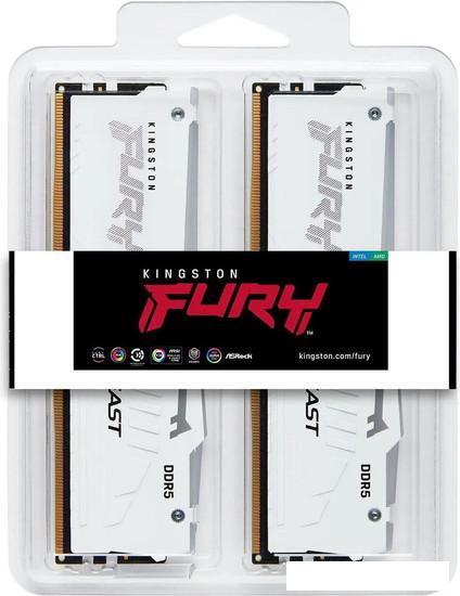 Оперативная память Kingston FURY Beast RGB 2x32ГБ DDR5 5200 МГц KF552C40BWAK2-64- фото3