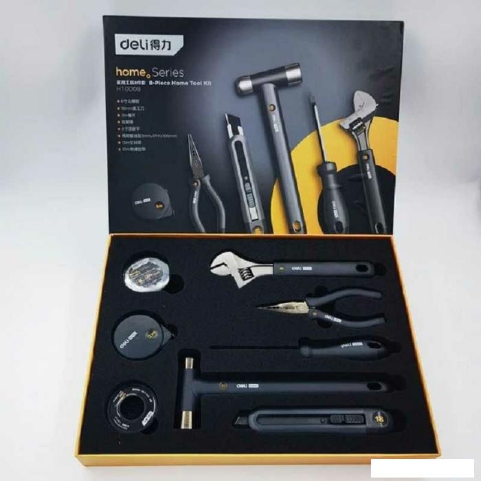 Набор домашнего мастера Deli HT0008 (8 предметов)- фото3