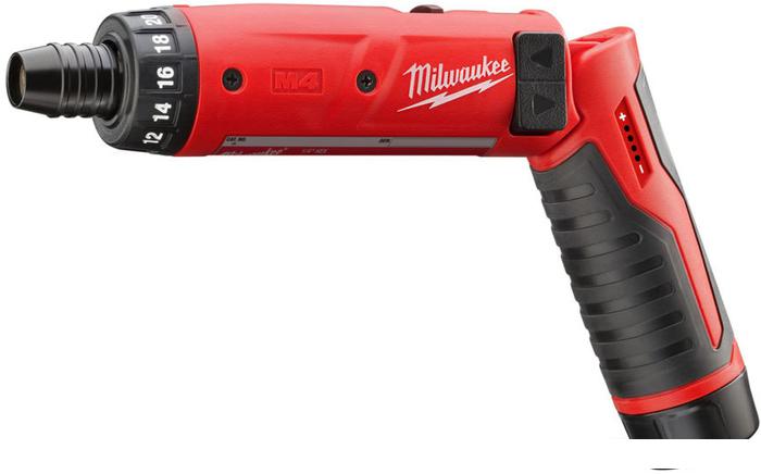 Электроотвертка Milwaukee M4 D-202B 4933440475 (с 2-мя АКБ)