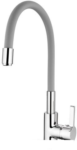 Смеситель Ledeme H98 L4898-9 (серый/хром)- фото