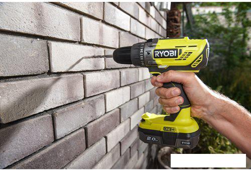 Ударная дрель-шуруповерт Ryobi R18PD3-242S 5133003820 (с 2-мя АКБ 4 Ah + 2 Ah, сумка)- фото3