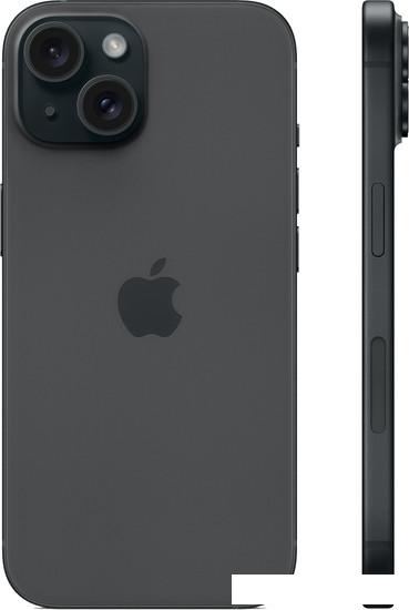 Смартфон Apple iPhone 15 128GB (черный)- фото2