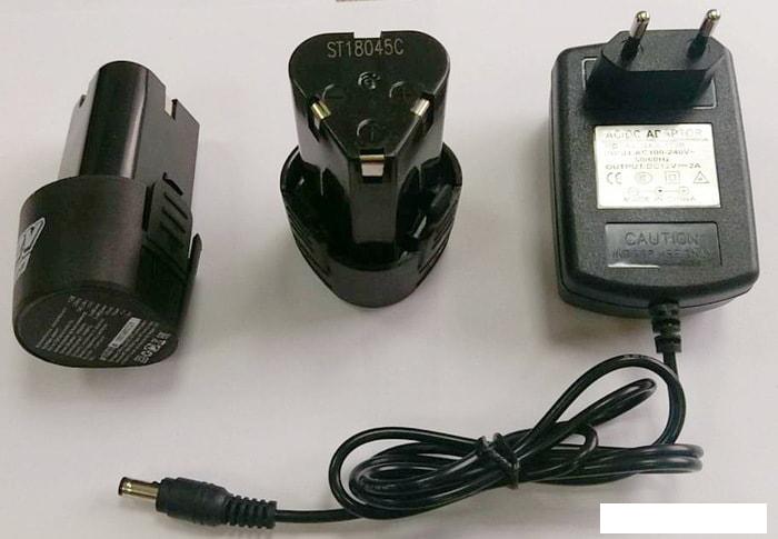 Дрель-шуруповерт WATT WAS-12 Li-2 101202712 (с 2мя АКБ)- фото2