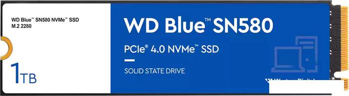 SSD WD Blue SN580 1TB WDS100T3B0E- фото
