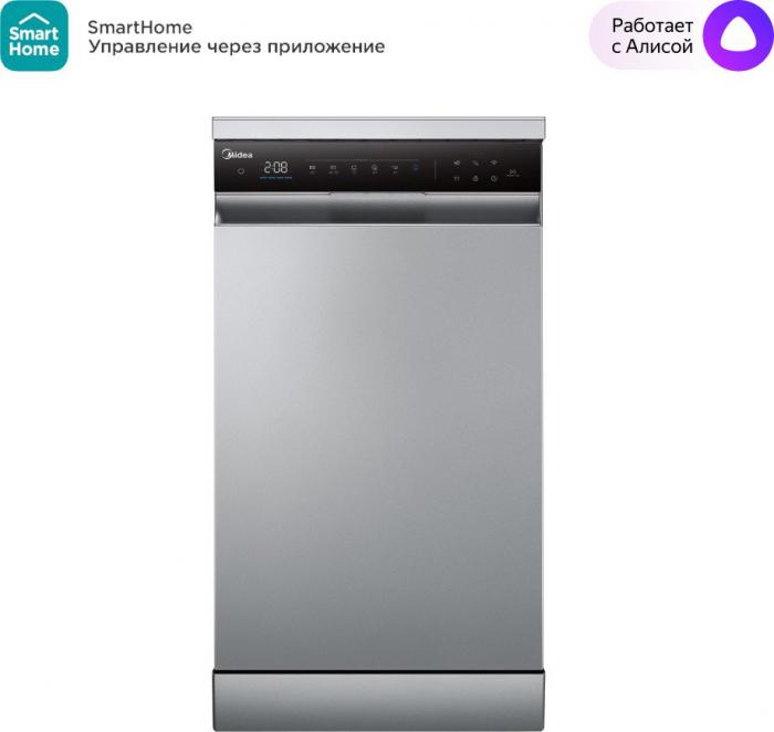 Отдельностоящая посудомоечная машина Midea MFD45S350Si- фото