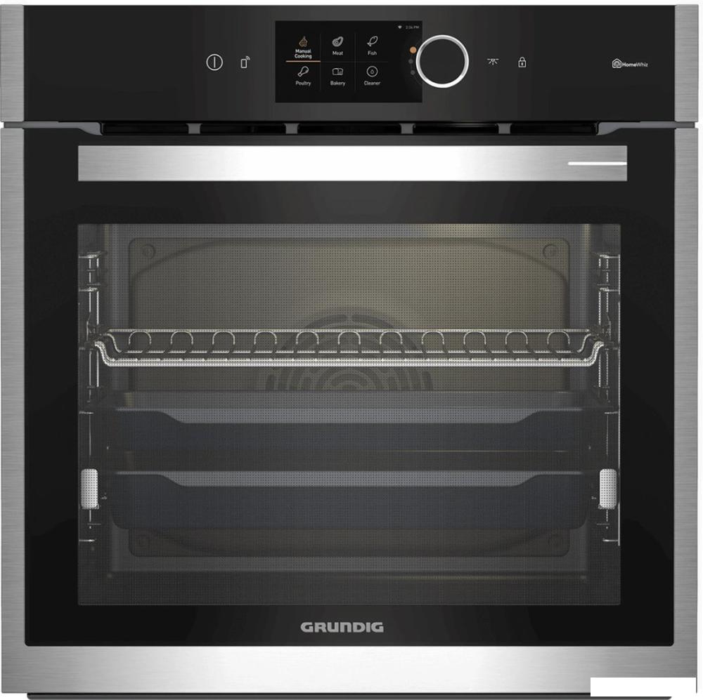 Электрический духовой шкаф Grundig GEBM19600BCHI- фото