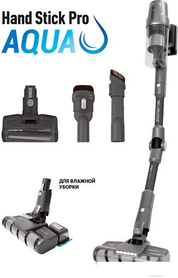 Вертикальный пылесос с влажной уборкой Polaris PVCS 4050 CyclonicPRO (серый)- фото