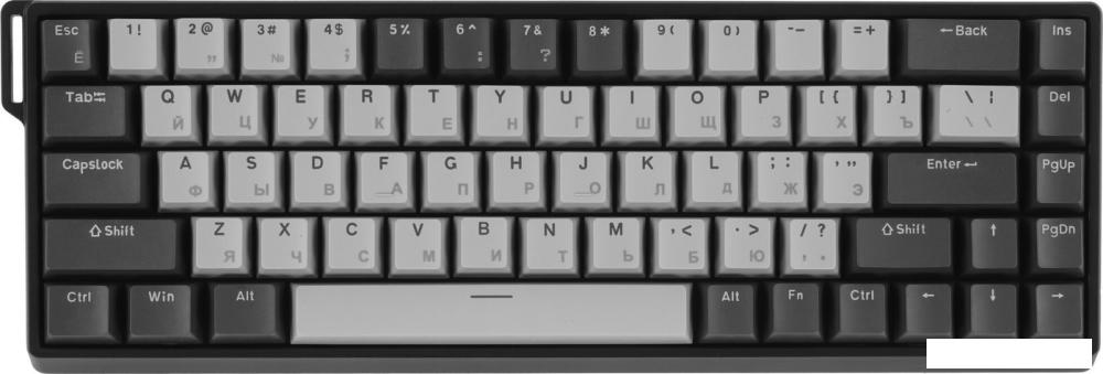 Клавиатура AULA WIN68HE Pro (черный/серый)