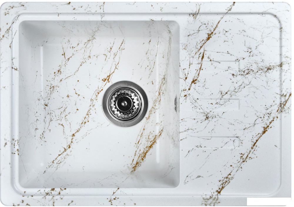 Кухонная мойка Wisent WB15-13 (с сифоном GER013)