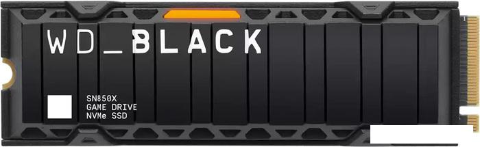 SSD WD Black SN850X NVMe Heatsink 2TB WDS200T2XHE- фото