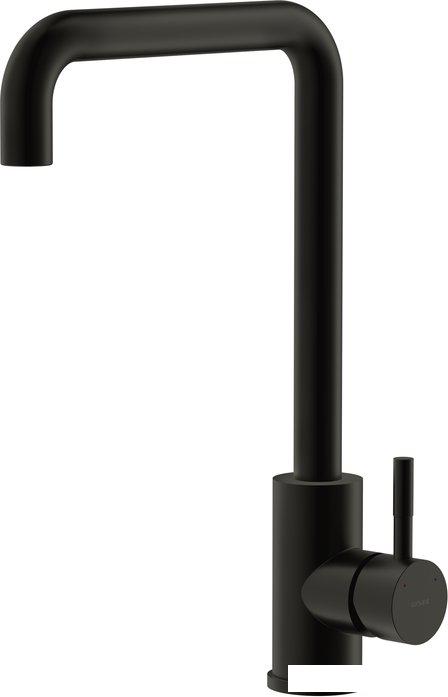 Смеситель Cersanit Como однорычажный с п-образным изливом 68246 (черный)