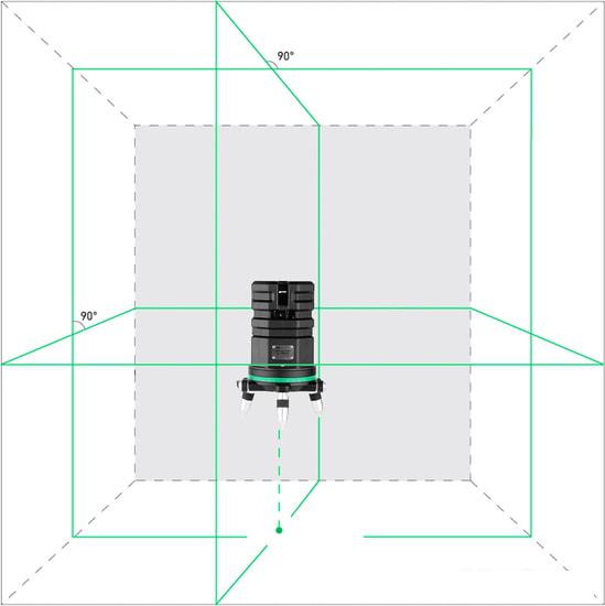 Лазерный нивелир ADA Instruments 6D Servoliner Green А00622- фото3