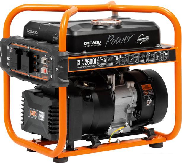 Бензиновый генератор Daewoo Power GDA 2600i- фото