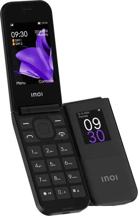 Телефон Inoi 284 Flip 4G (черный)- фото2