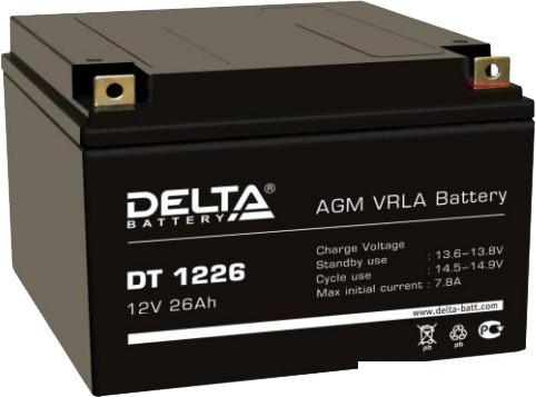 Аккумулятор для ИБП Delta DT 1226 (12В/26 А·ч)