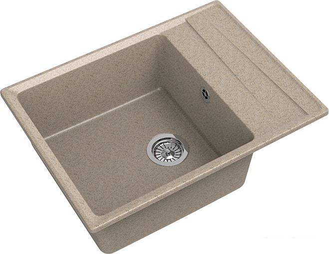 Кухонная мойка GranFest GF-LV-660L (песочный)- фото
