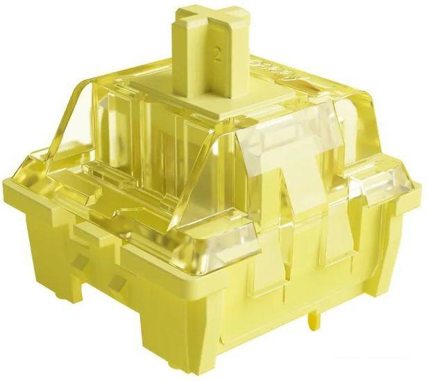 Клавиатура Akko 5075B Plus Black & Sliver (Akko Cream Yellow V3)- фото2