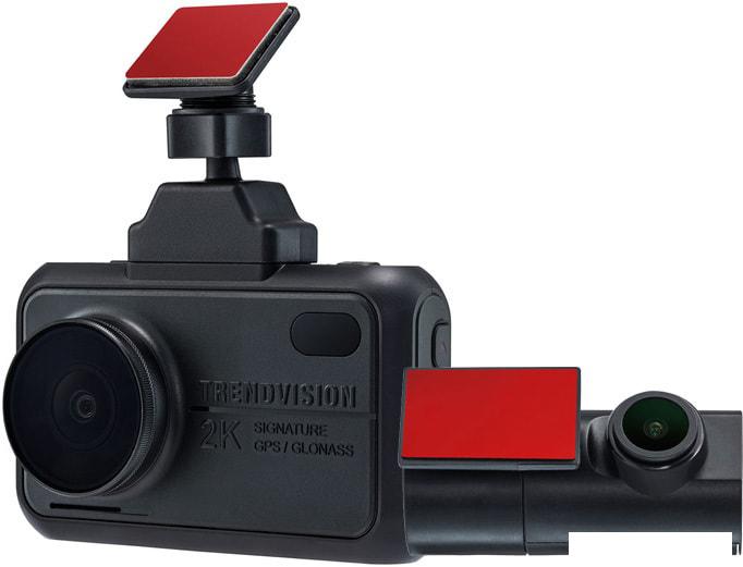 Видеорегистратор-радар детектор-GPS информатор (3в1) TrendVision Hybrid Signature EVO Wi 2CH- фото