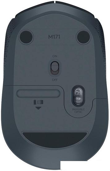Мышь Logitech M171 Wireless Mouse серый/черный [910-004424]- фото4